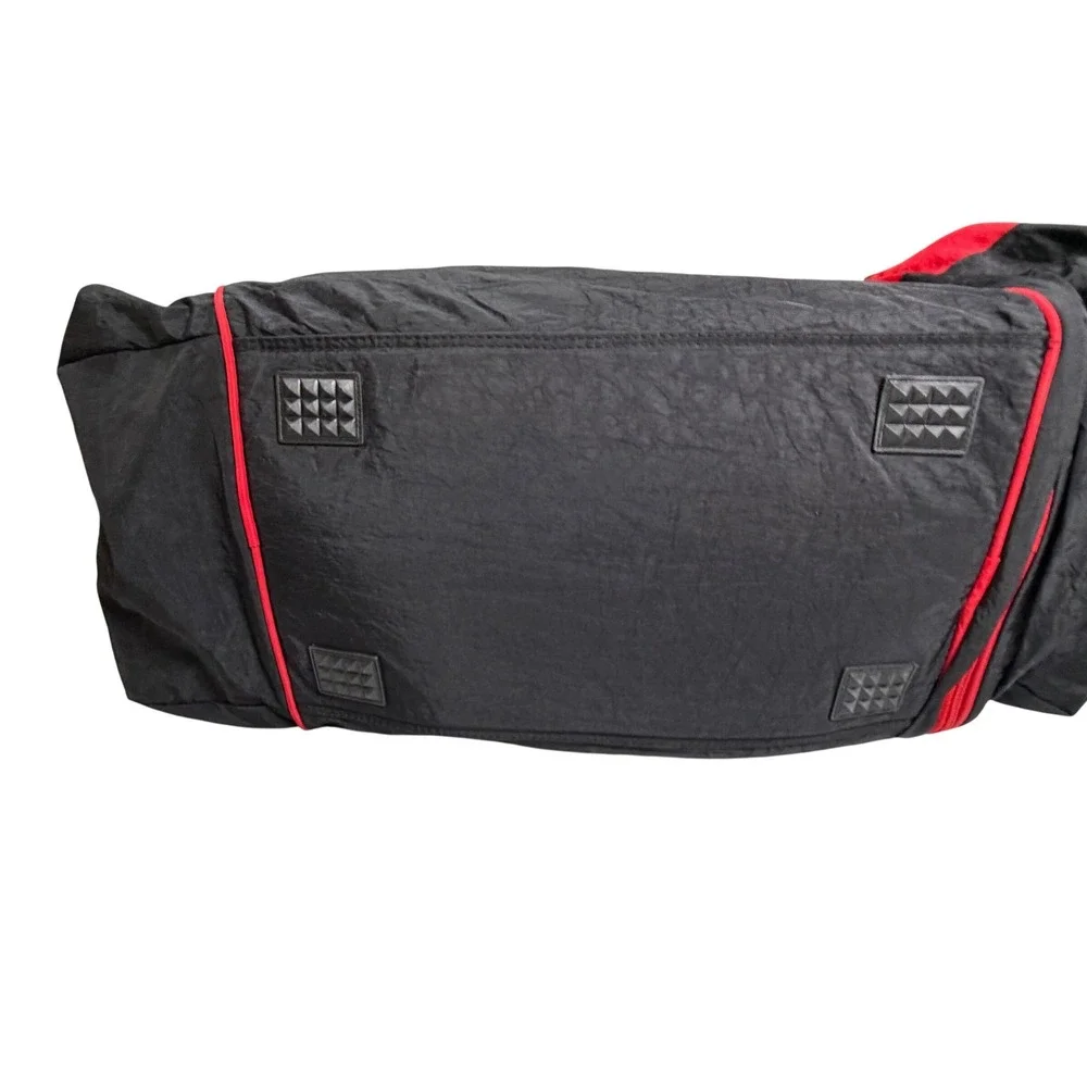 Vintage Marlboro Unlimited Large Red Blk Duffel Bag & Back Pk 90s Marlboro Miles